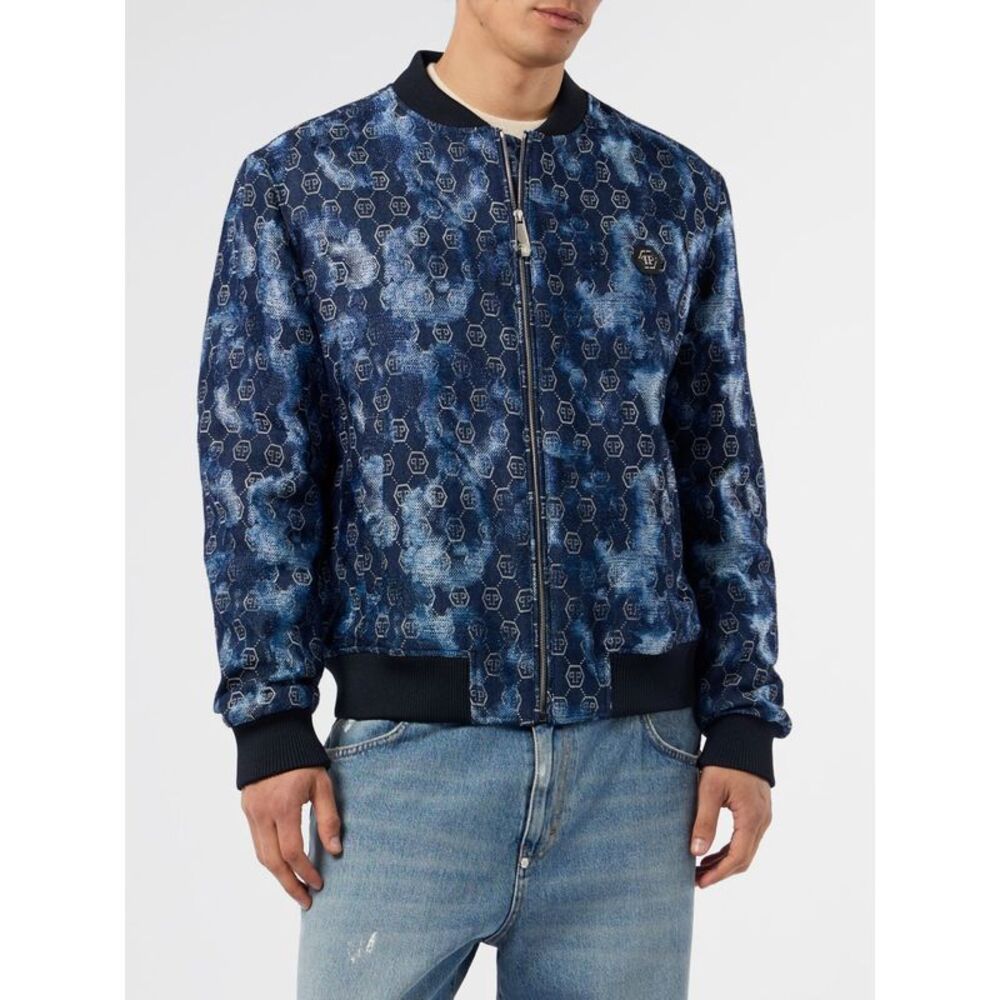 Philipp Plein Jacket Men Navy